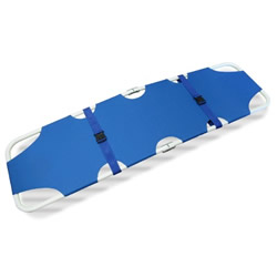Epoxy coated folding stretcher