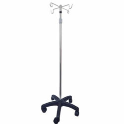 Four hook drip stand