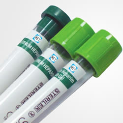 Lithium heparin tubes